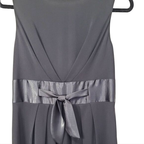 David Meister Black Cowl Back Full Length Gown - Picture 4 of 5